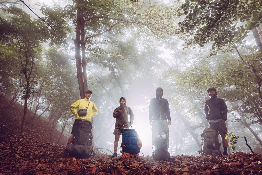 가을 산행룩의 기본