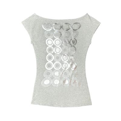 Metallic Sleeveless Melange gray