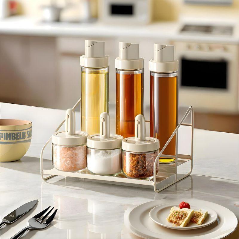 3+3 자동개폐 오일병 조미료통 세트