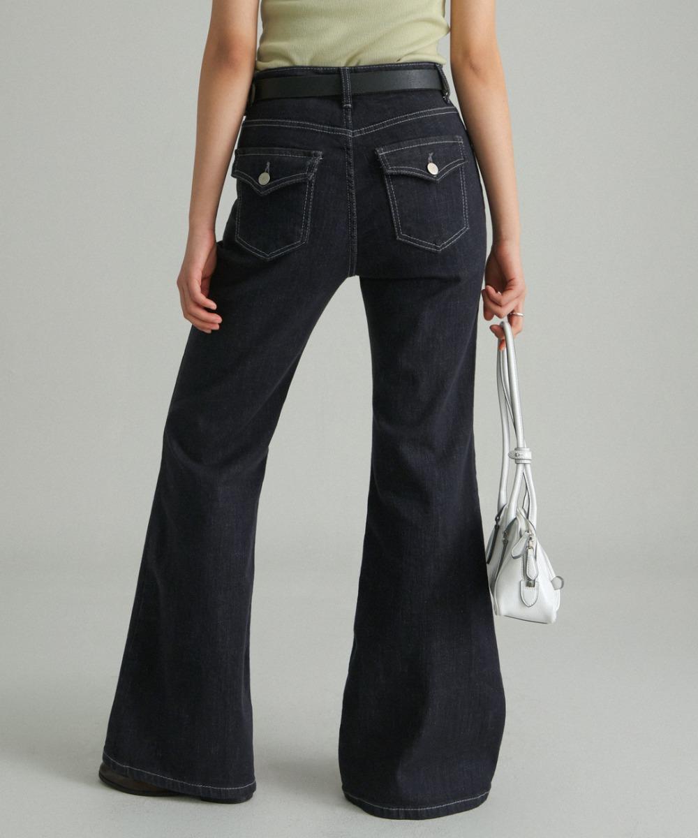 [made] 포켓 포인트 논페이드 부츠컷 팬츠