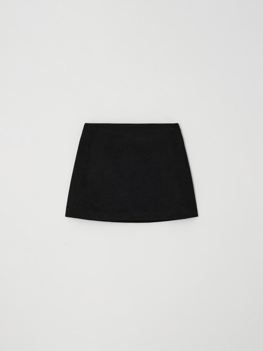 Soft Classic Black Mini Skirt