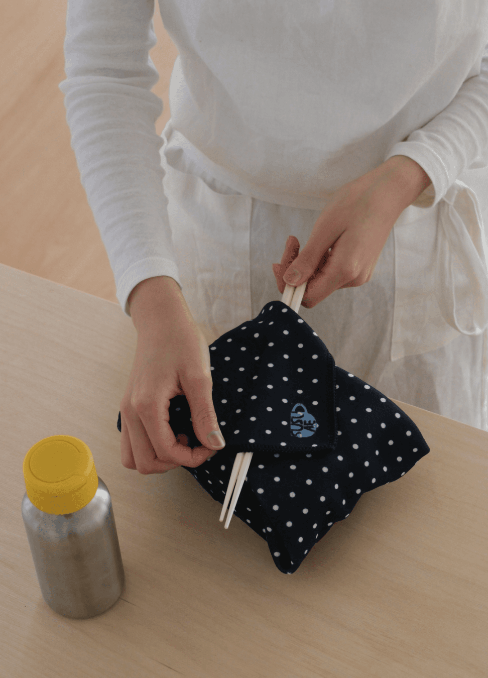 수수랩 보자기_네이비