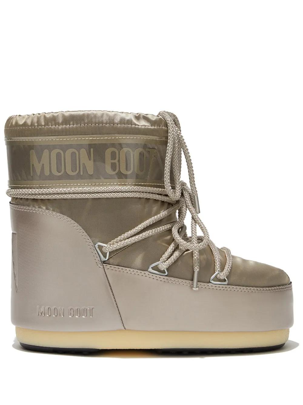 Moon Boot 아이콘 글랜스 로우 스노우 부츠 | 뉴트럴 | FARFETCH KR