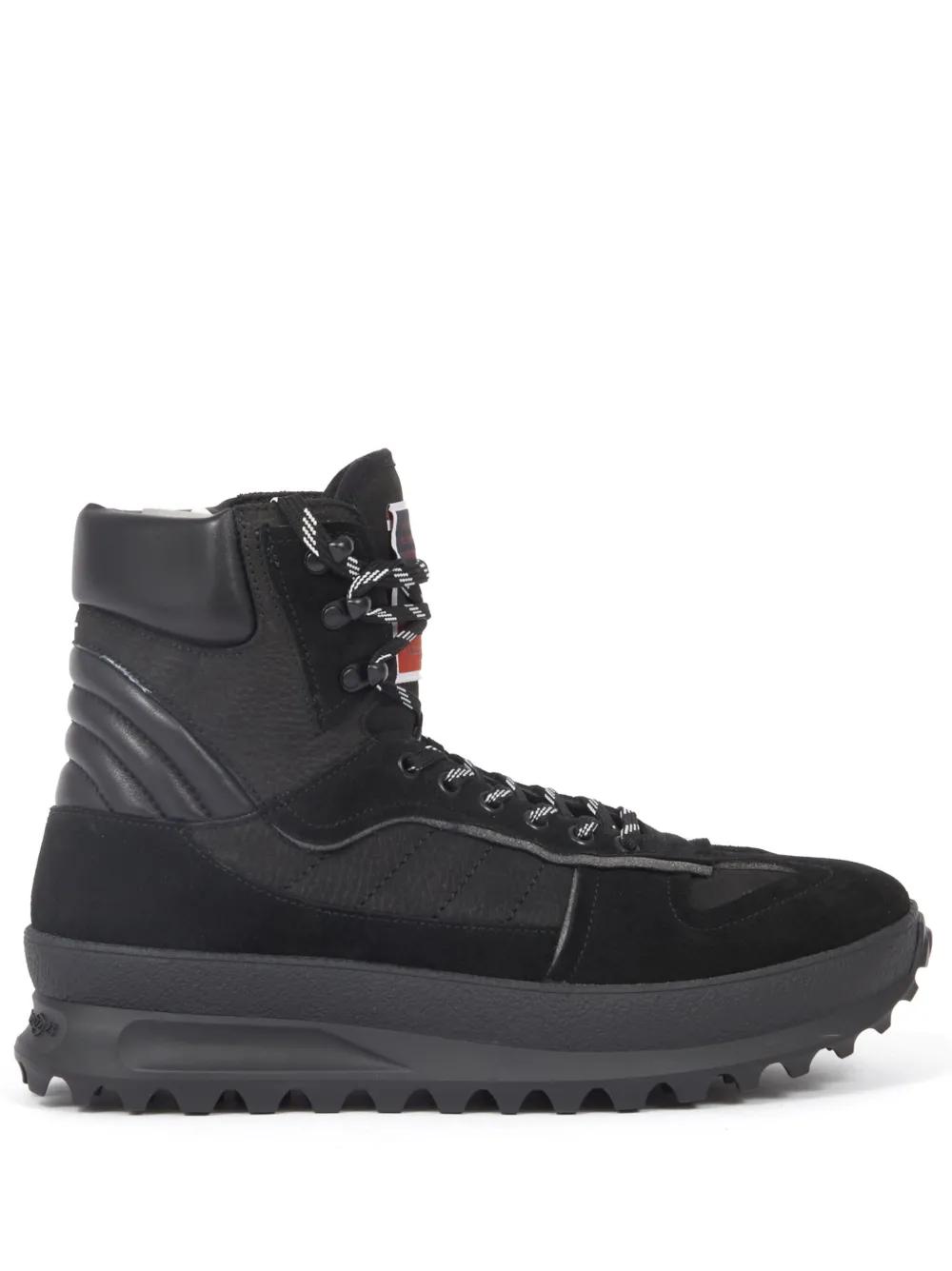 Maison Margiela 클라이머 가죽 하이탑 스니커즈 | 블랙 | FARFETCH KR