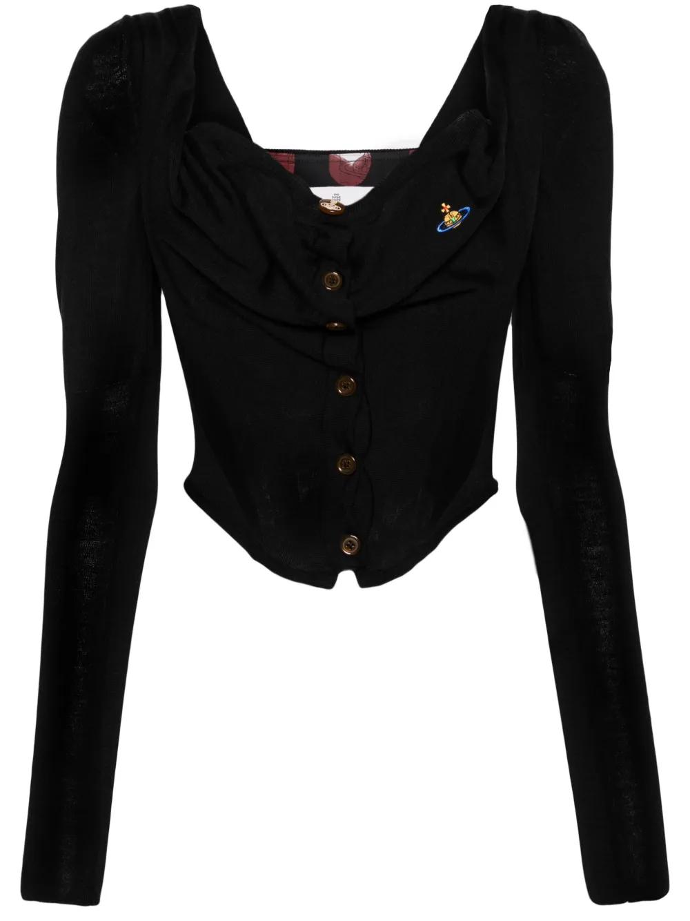Vivienne Westwood 비 코르셋 탑 | 블랙 | FARFETCH KR