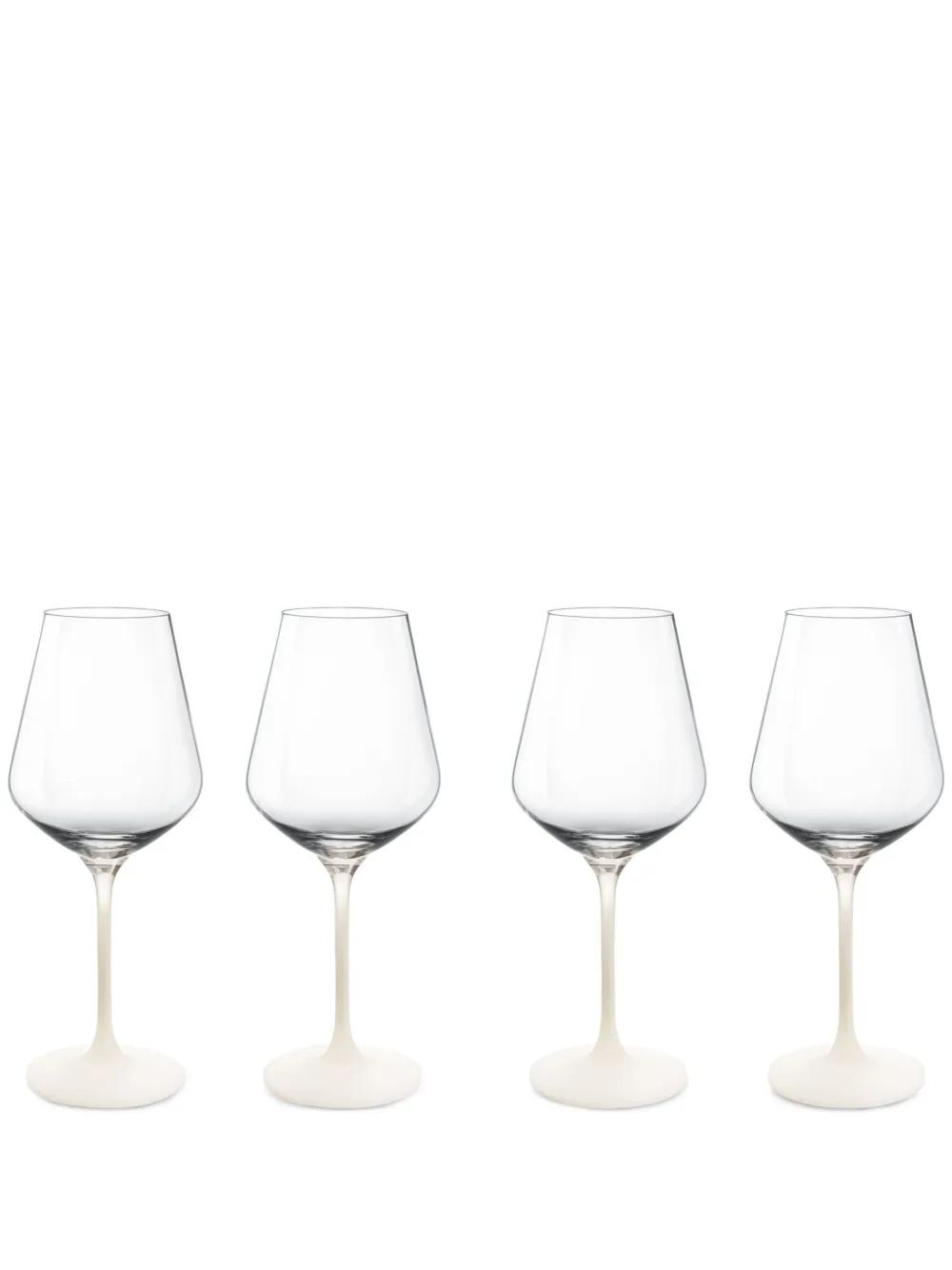 Villeroy & Boch 매뉴팩처 락 와인 잔 세트 4p | 화이트 | FARFETCH KR