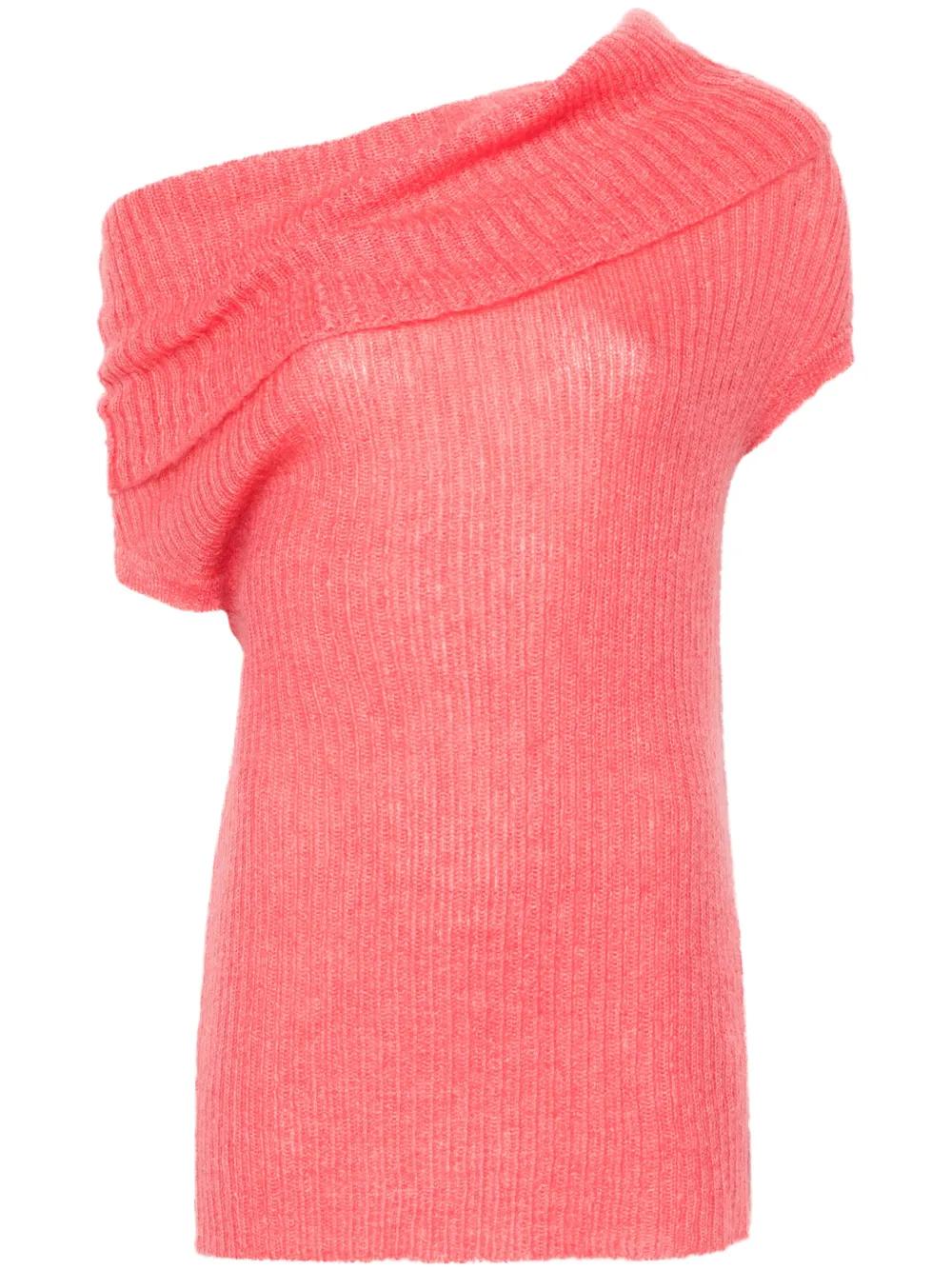 Yohji Yamamoto 카울 넥 베스트 | 핑크 | FARFETCH KR