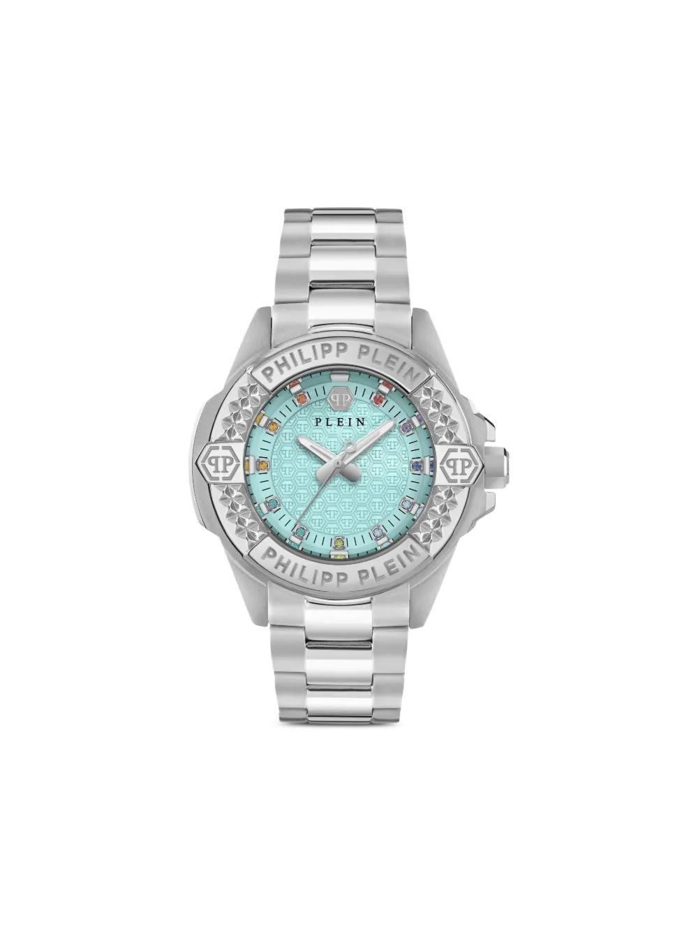 Philipp Plein 플레인 마제스티 38mm | 블루 | FARFETCH KR