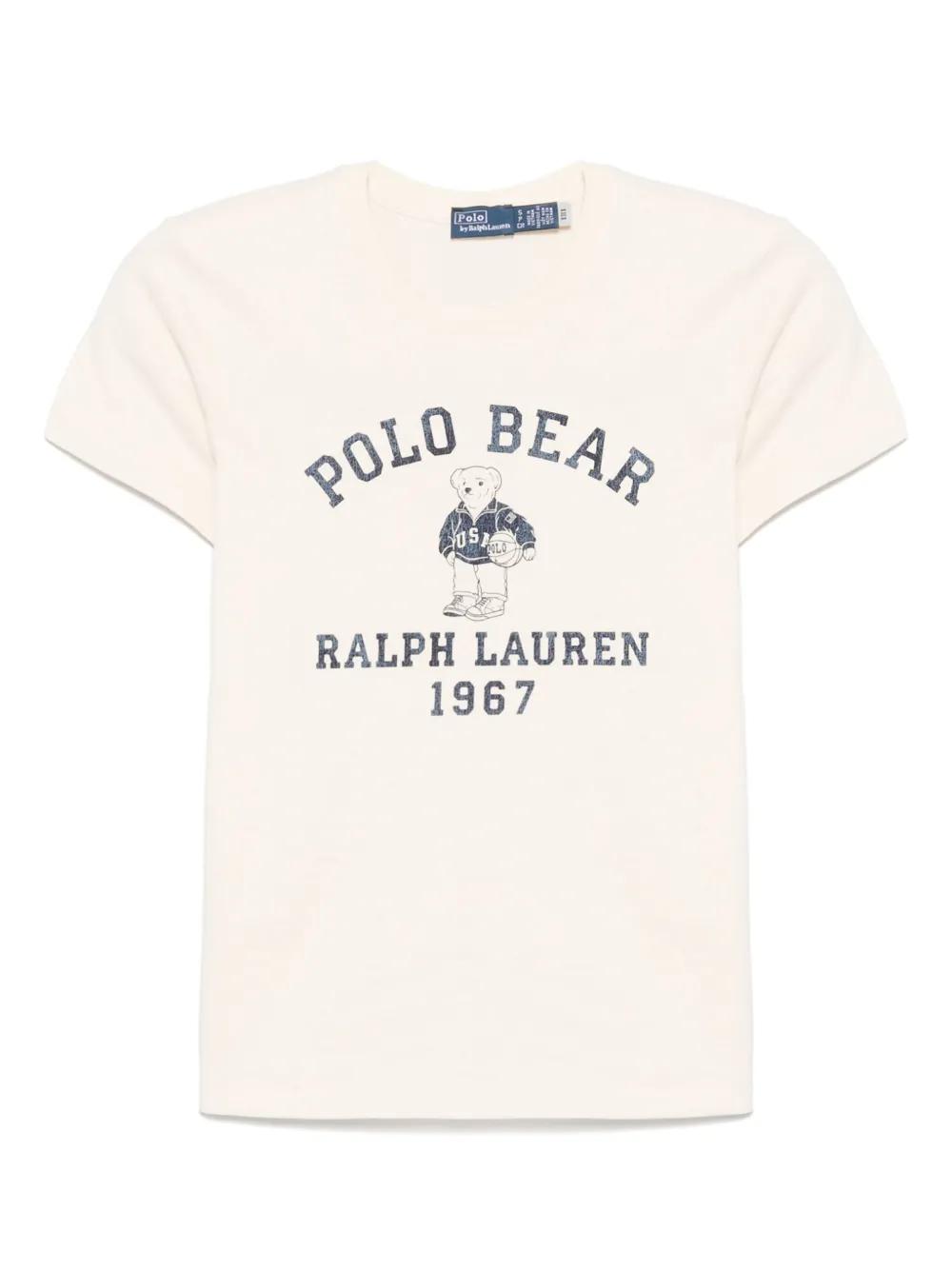 Polo Ralph Lauren 폴로 베어 코튼 티셔츠 | 뉴트럴 | FARFETCH KR