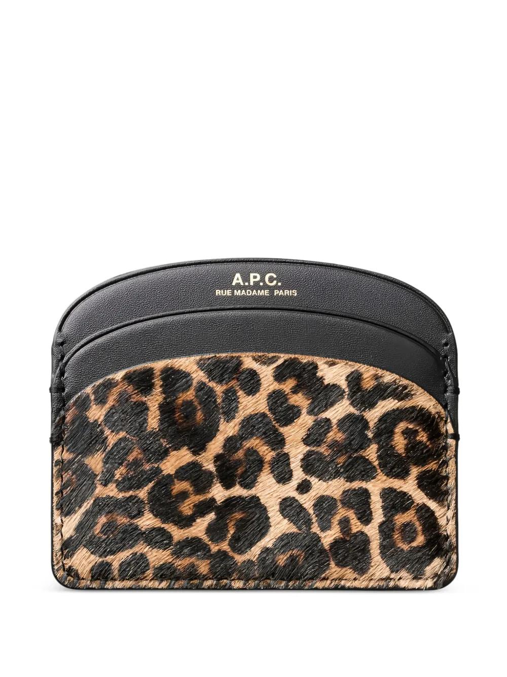 A.P.C. Printed Cardholder | Brown | FARFETCH KR