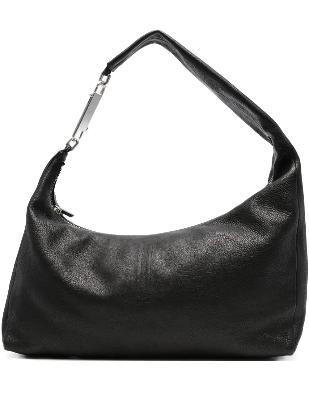 Rick Owens 제미나이 집업 레더 숄더 백 | 블랙 | FARFETCH KR