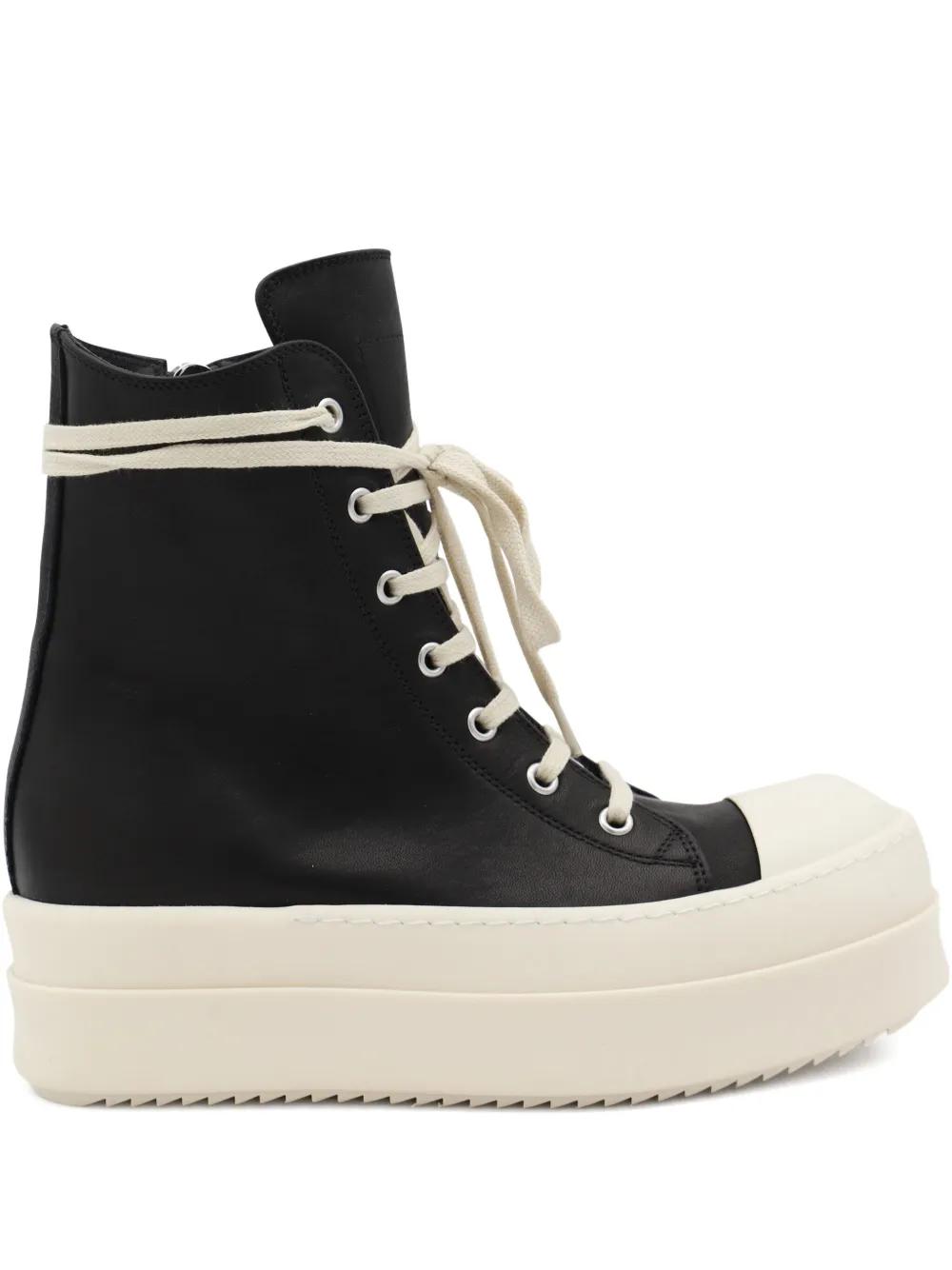 Rick Owens 레이스업 플랫폼 스니커즈 | 블랙 | FARFETCH KR