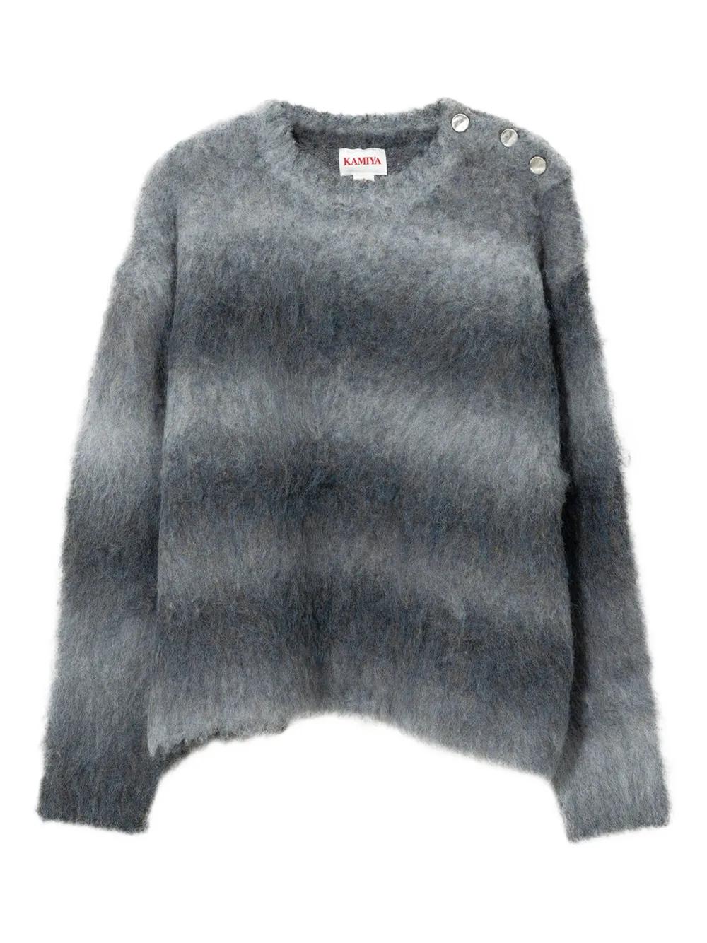 KAMIYA  Ombre Sweater | Black | FARFETCH ID
