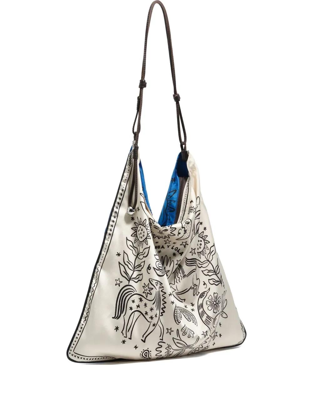 Bimba y Lola 믹스 프린트 토트 백 | 화이트 | FARFETCH KR