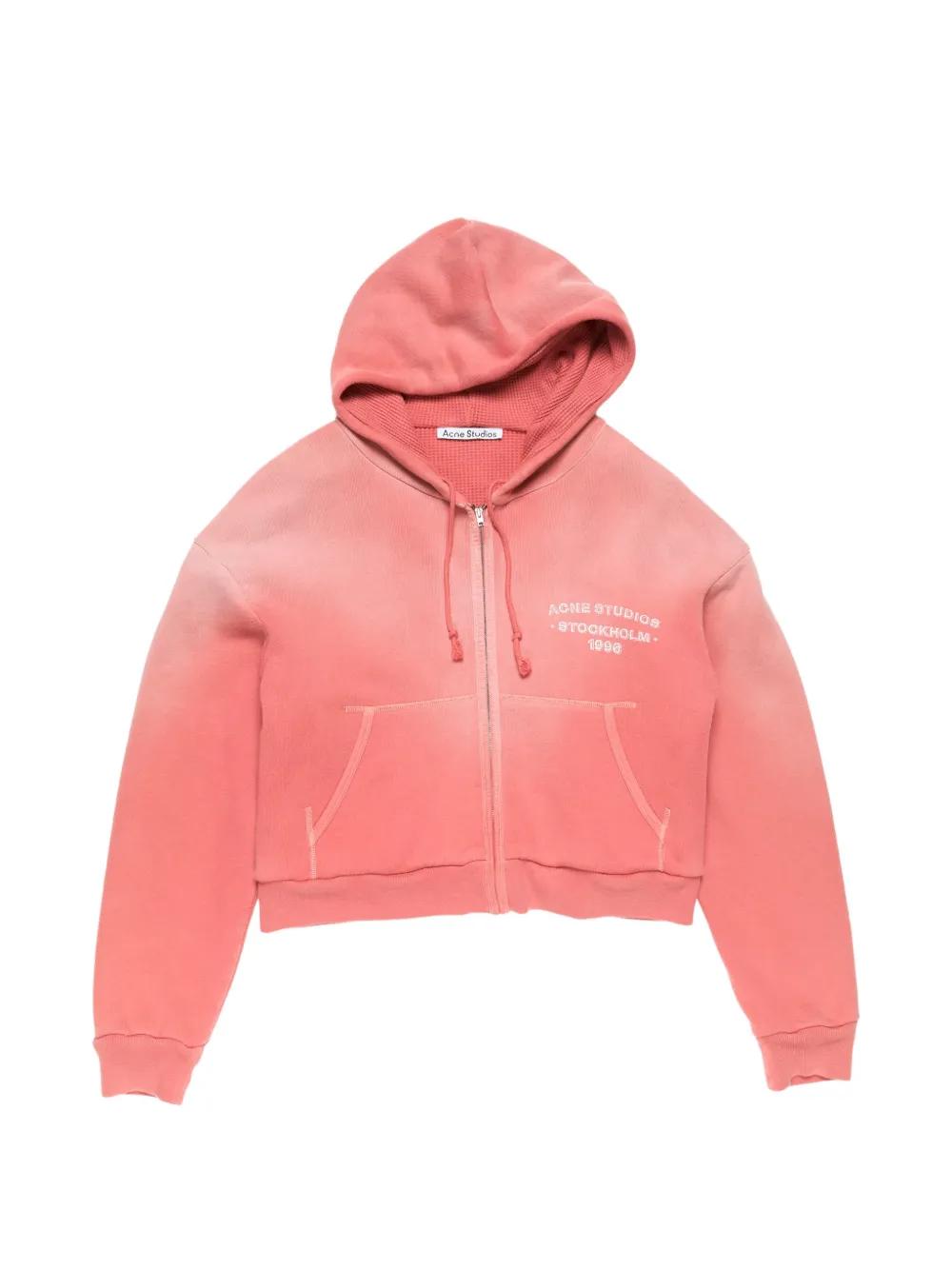 Acne Studios 후드 집업 | 레드 | FARFETCH KR