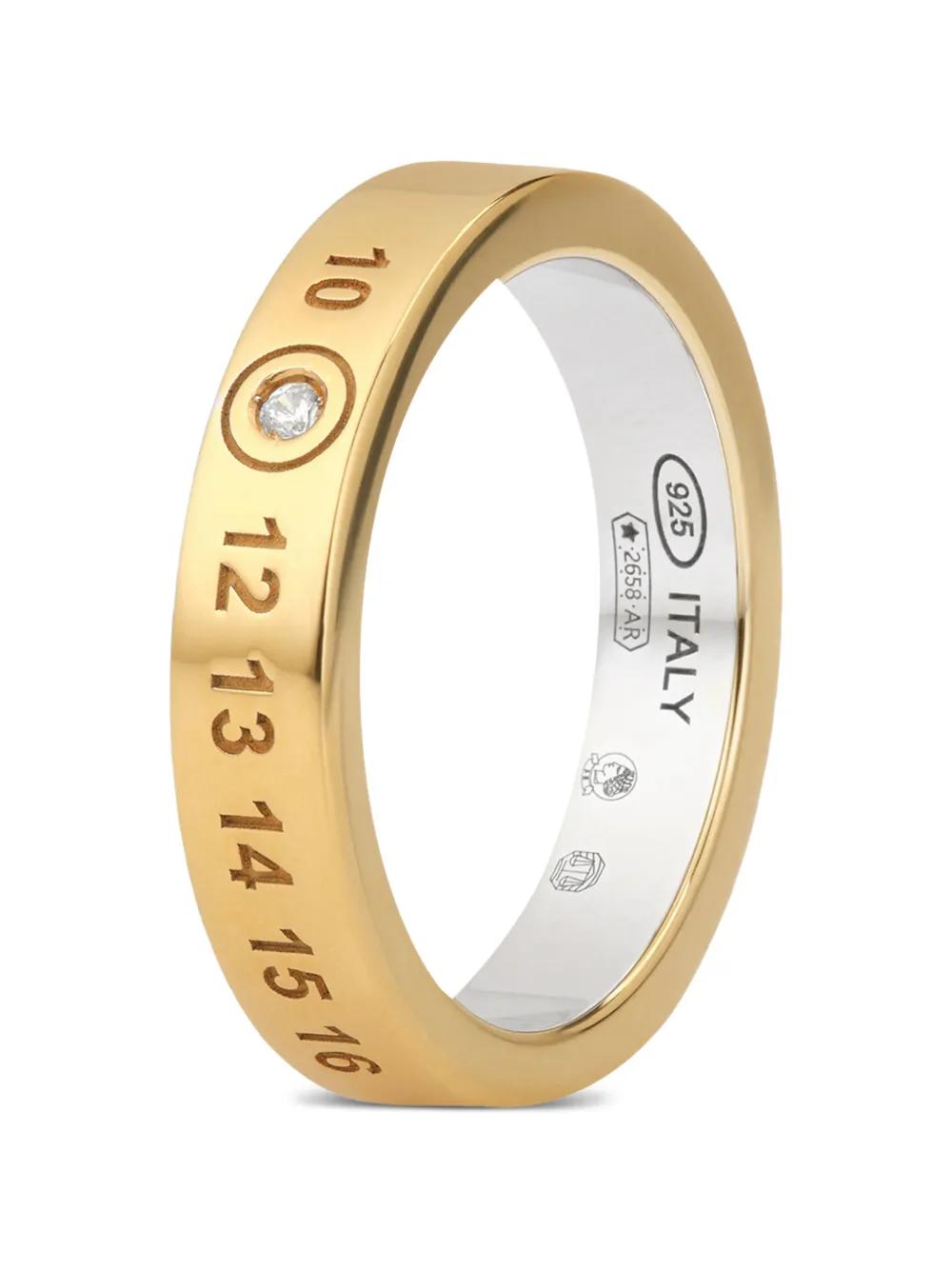 Maison Margiela 숫자 다이아몬드 링 | 골드 톤 | FARFETCH KR