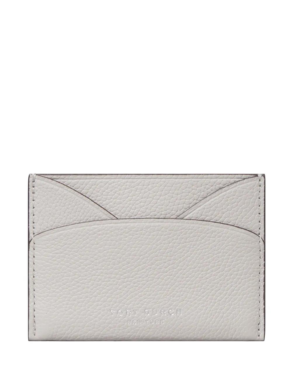 Tory Burch Romy Flat Card Case | Grey | FARFETCH IE