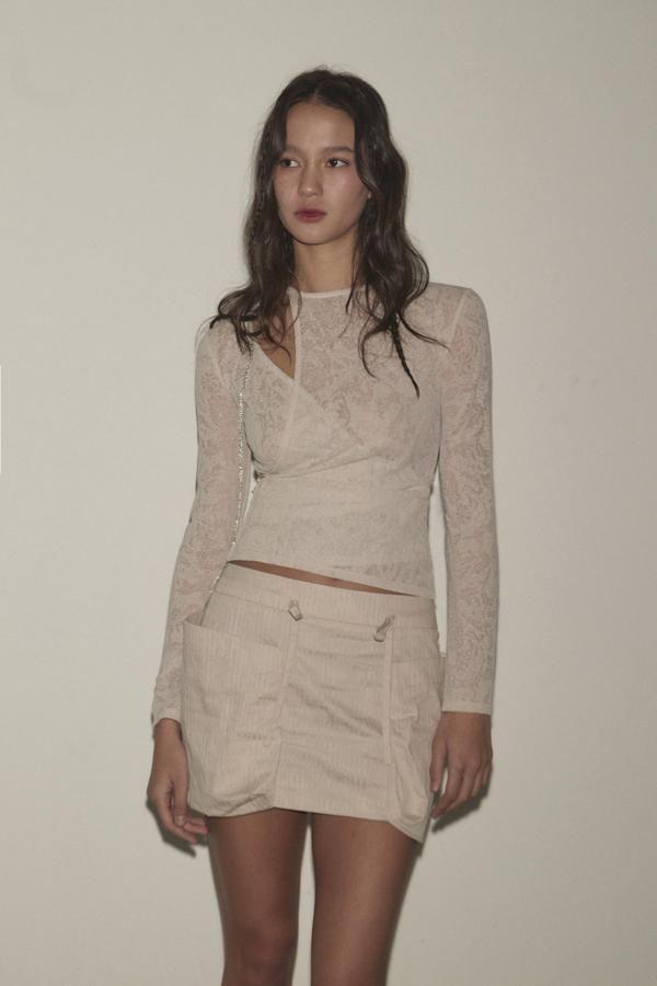 [DODE] FIORA LACE CARDIGAN_CREAM