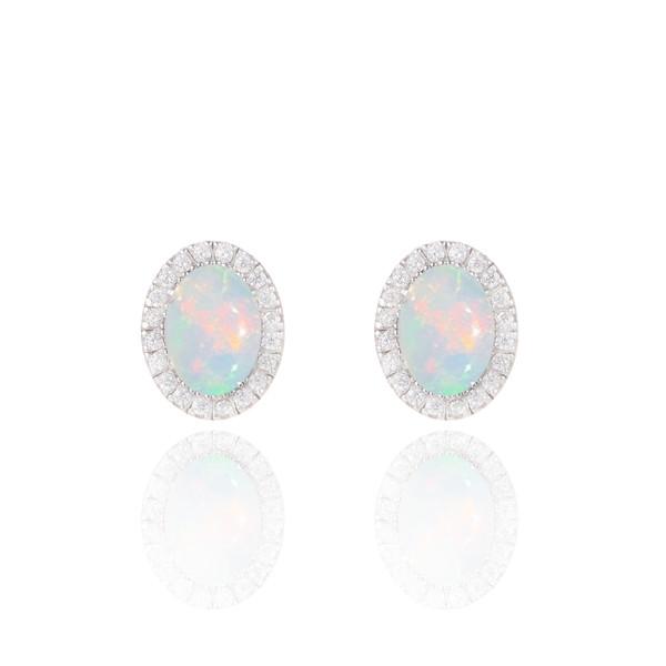 Opal daily earrings
