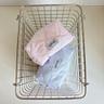 quilted boxy Pouch (stripe) 2color