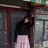 PIN TUCK TIERD SKIRT_PINK