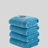 4PC COTTON TOWEL SET - BLUE