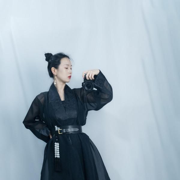 홑겹노방장옷+국화단슬릿드레스 세트상품