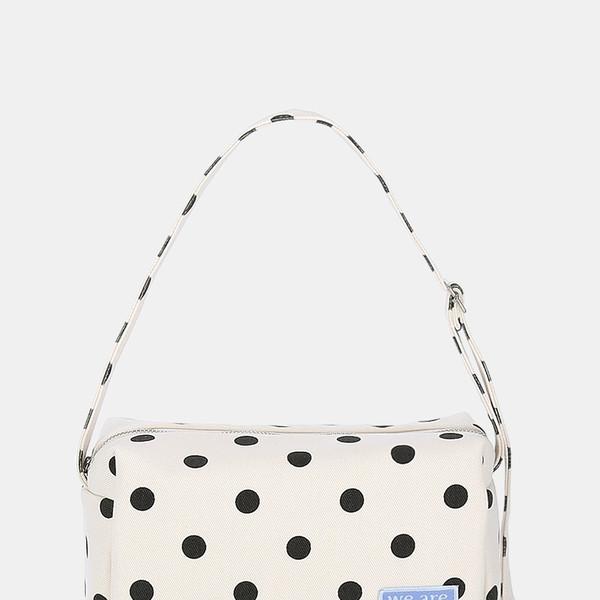 Rectangle bag (ivory dot)