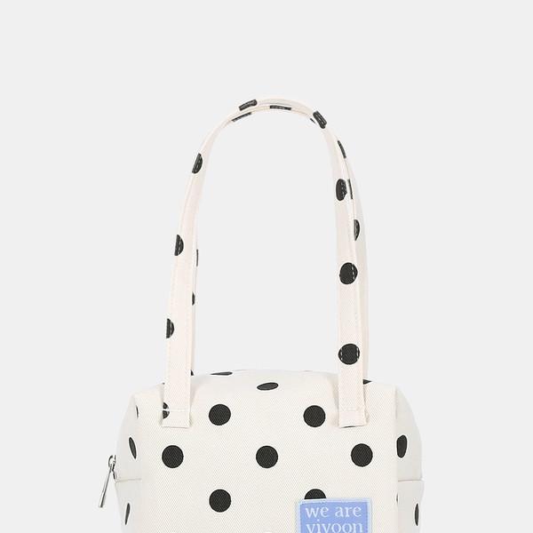 Handy pouch (ivory dot)