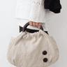 natural wood handle bag