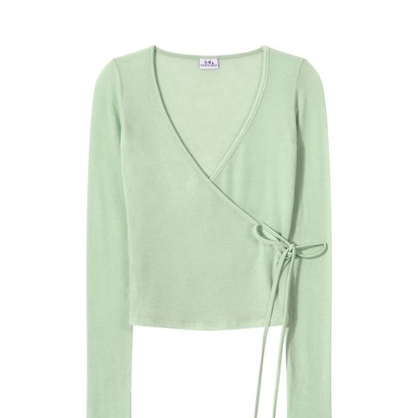 Wrap cardigan (Light-Lime)