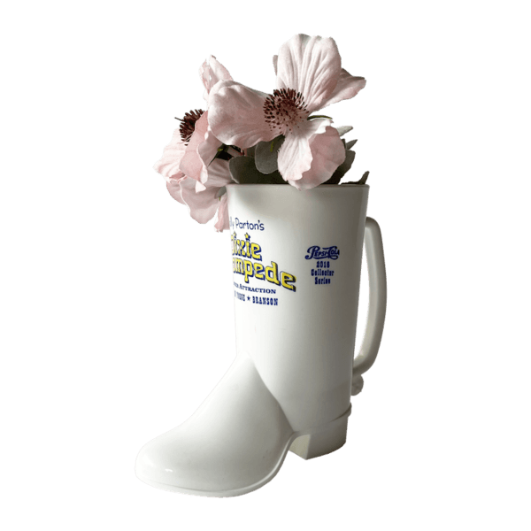 [VINTAGE] USA BOOTS PLASTIC VASE