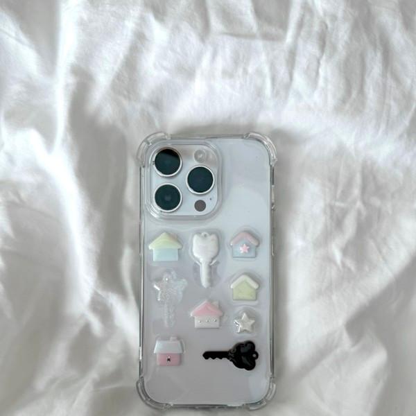 " key+house=cute" resin case