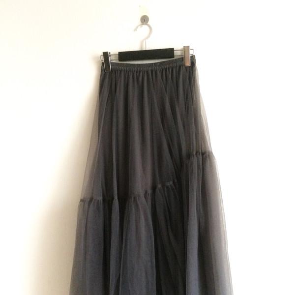 Line detail sha long skirt