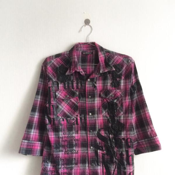 Semantic design printing patch point shirt