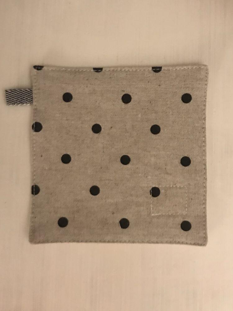 chimney cup mat - Linen dot : 체니 cenny
