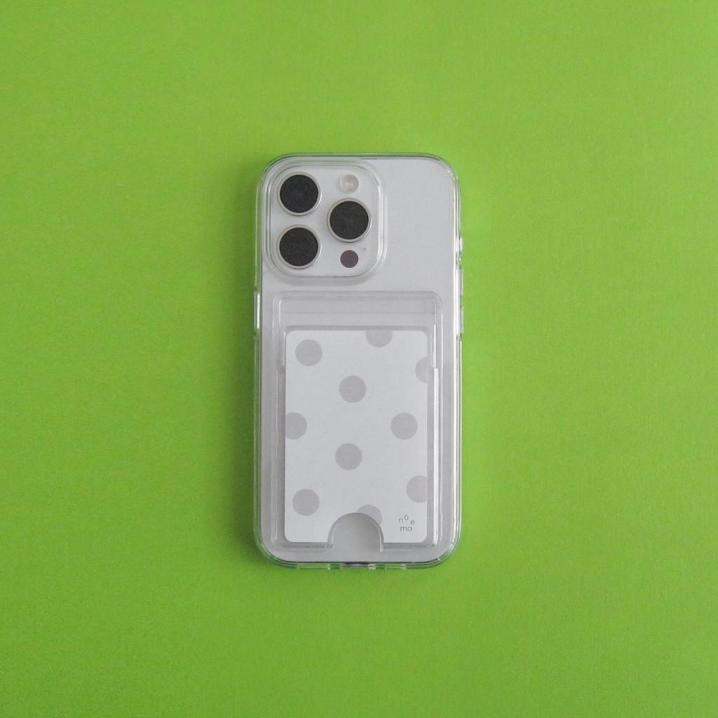 도트 그레이 카드 수납 케이스