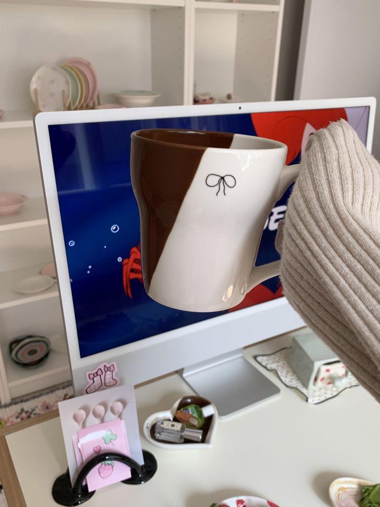 bow choco mug : nutceramic