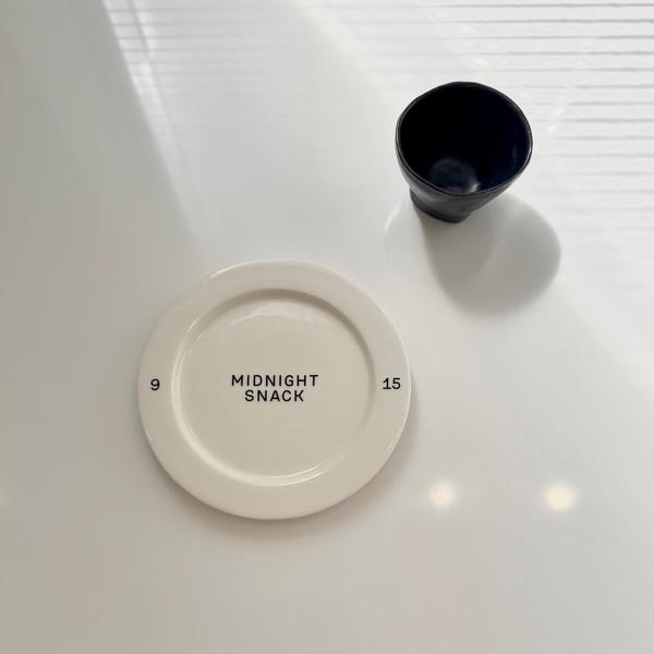 meal time plate 9:15pm / midnight snack