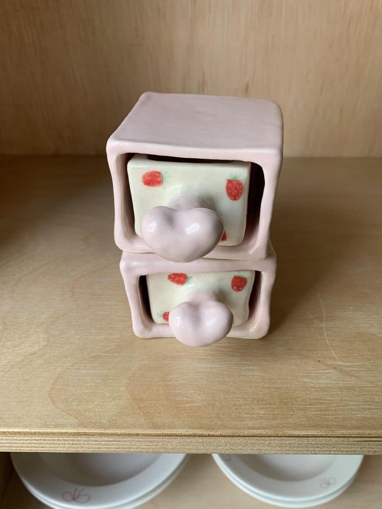 Strawberry mini box : nutceramic