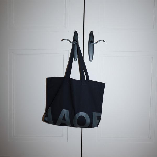 Holiday Canvas Tote Bag Dark Navy