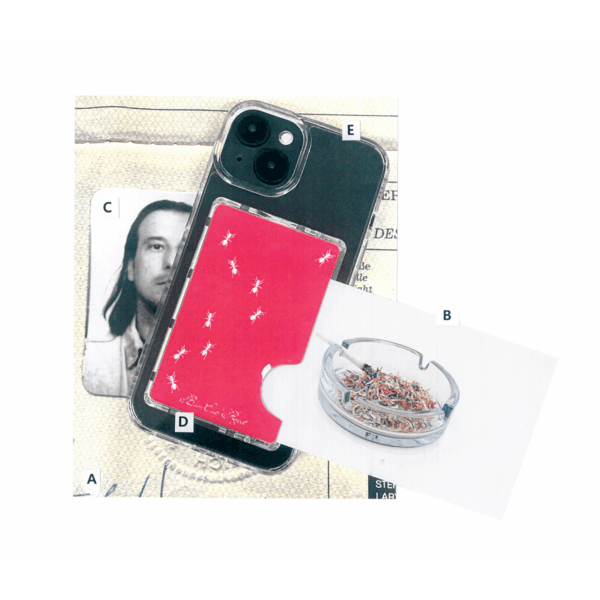 ANT MAGSAFE CARD CASE (WHITE)