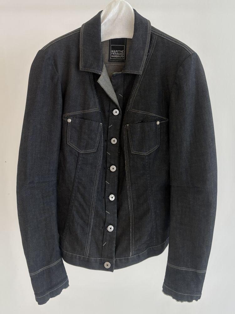 MARITHÉ + FRANÇOIS GIRBAUD Star-Cut Structured Denim Jacket : BEAUoui