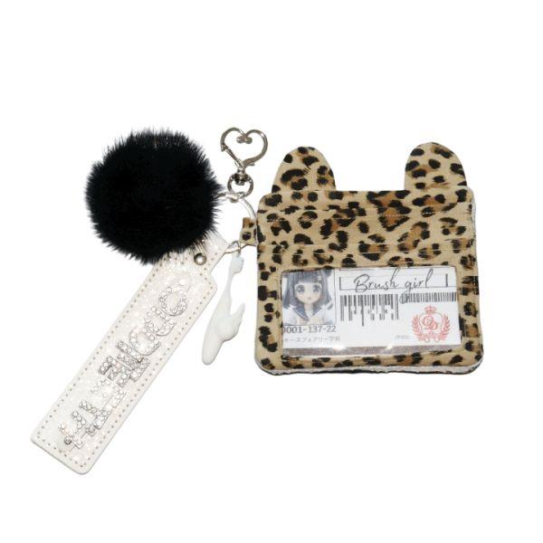 Brush Girl Leopard Wallet (3colors)