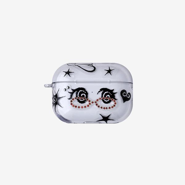 (스티커증정) Megane Girl airpods case - Black