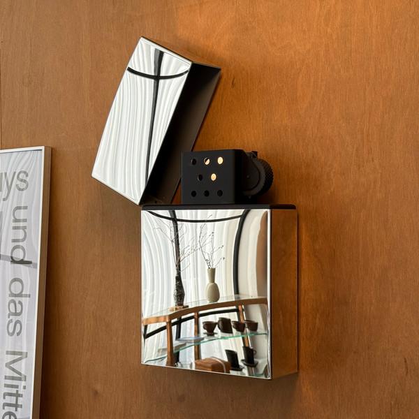 FLIP-TOP LIGHTER MIRROR