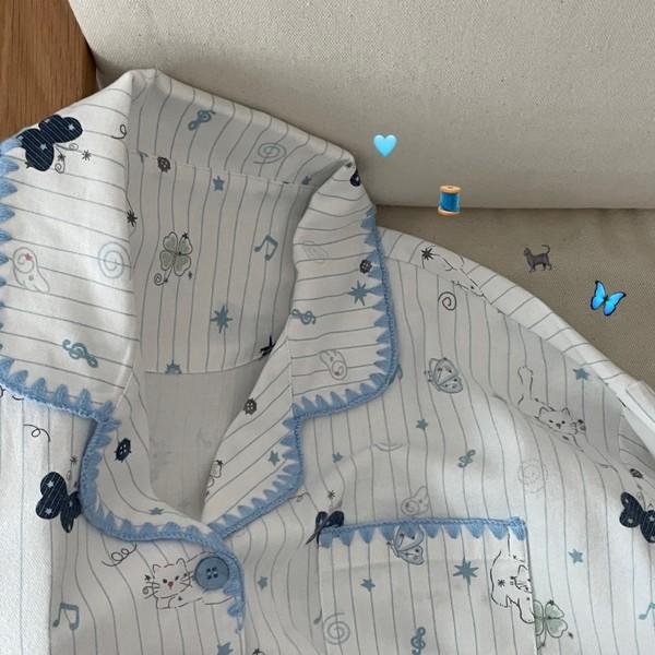 (순면)행운 네로 잠옷 세트