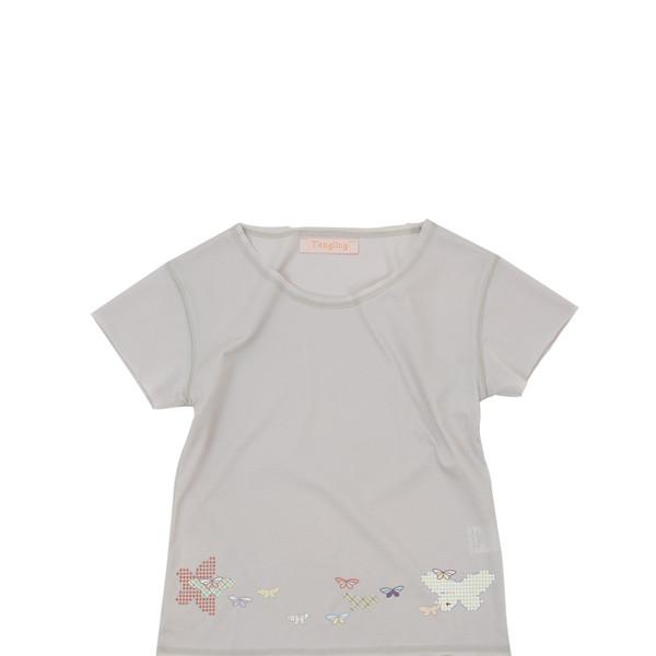 [2nd Restock] Butterfly Pop T-shirt (Light Gray)