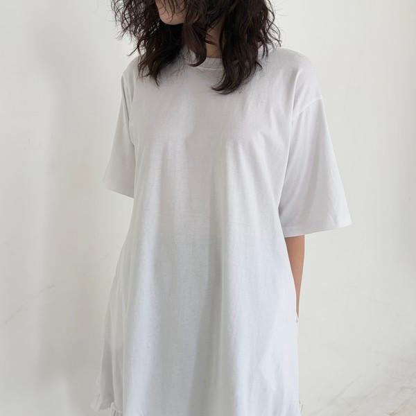 Ruffle Boxy Pocket Tee