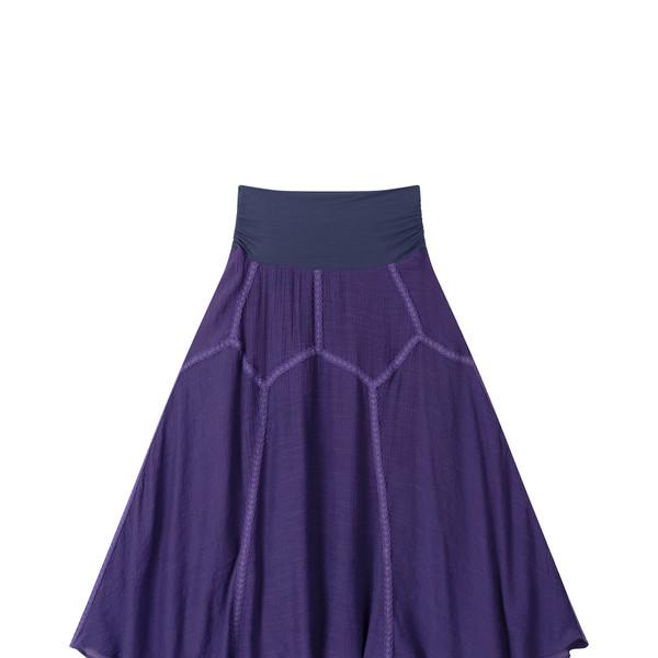 FOREST LONG SKIRT (PURPLE)